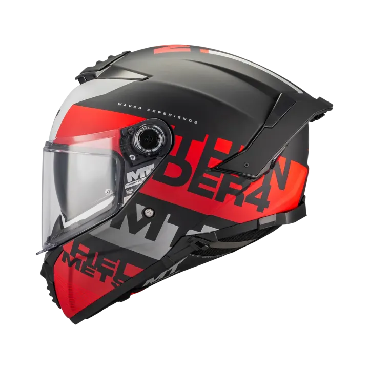 MT FF118SV Thunder 4 SV Waves B5 Matt Full Face Motosiklet Kaskı
