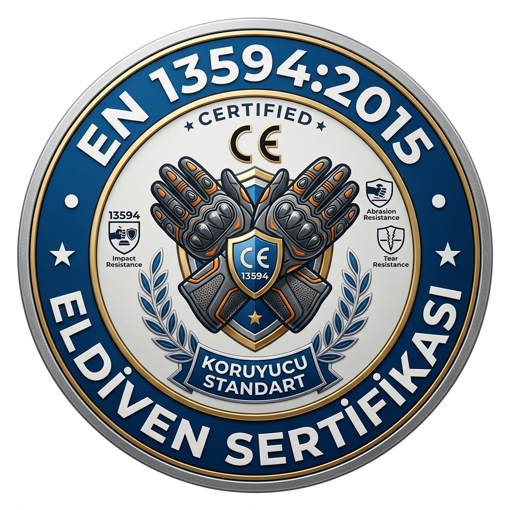 EN 13594:2015 Motosiklet Eldiveni Sertifikası